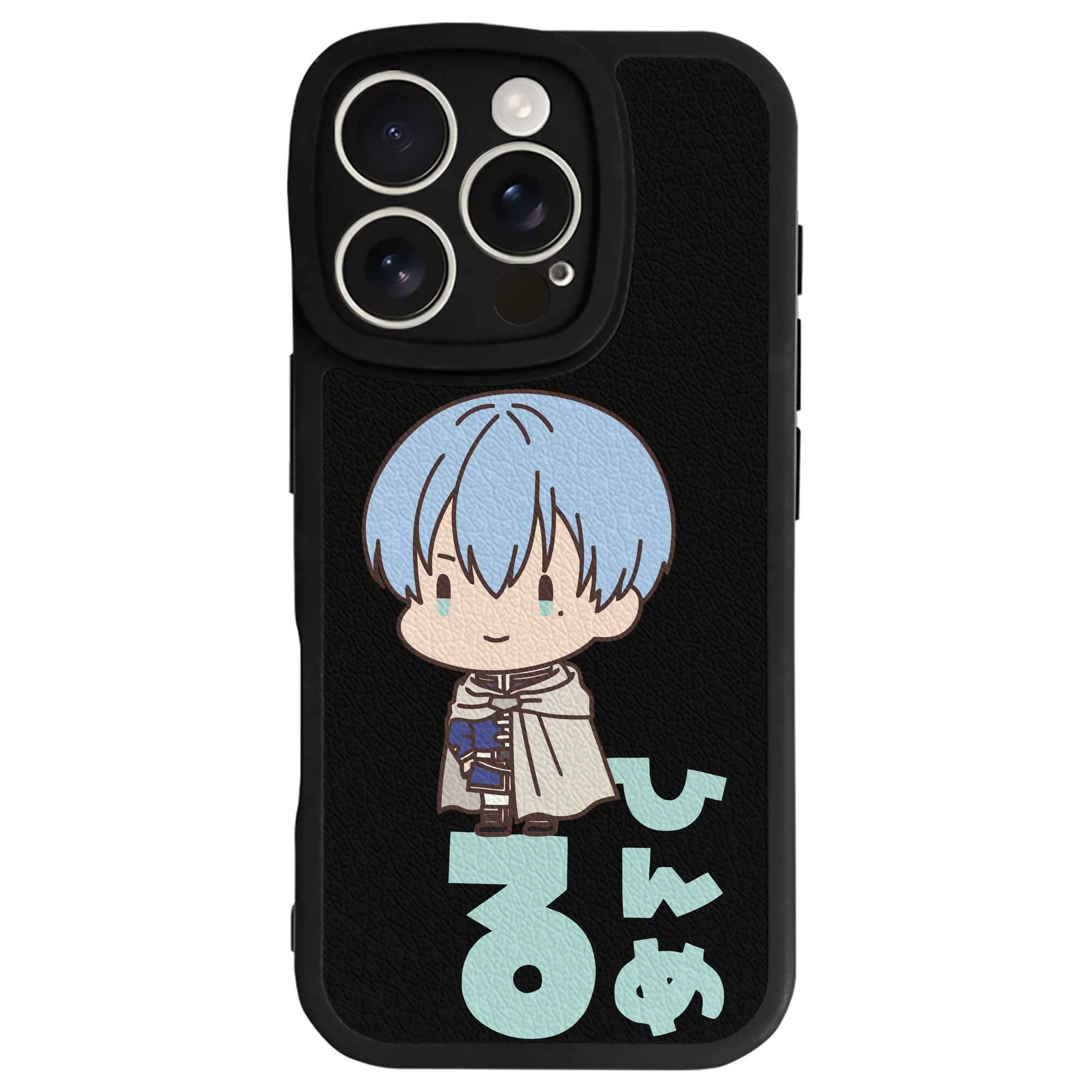 （画像用） 葬送のフリーレン Frieren 【iPhone 16シリーズ対応】シリコンスマホケース（レザー調） 材質：シリコン